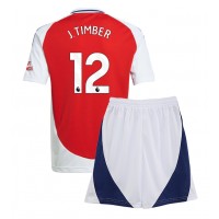 Arsenal Jurrien Timber #12 Replica Home Minikit 2024-25 Short Sleeve (+ pants)